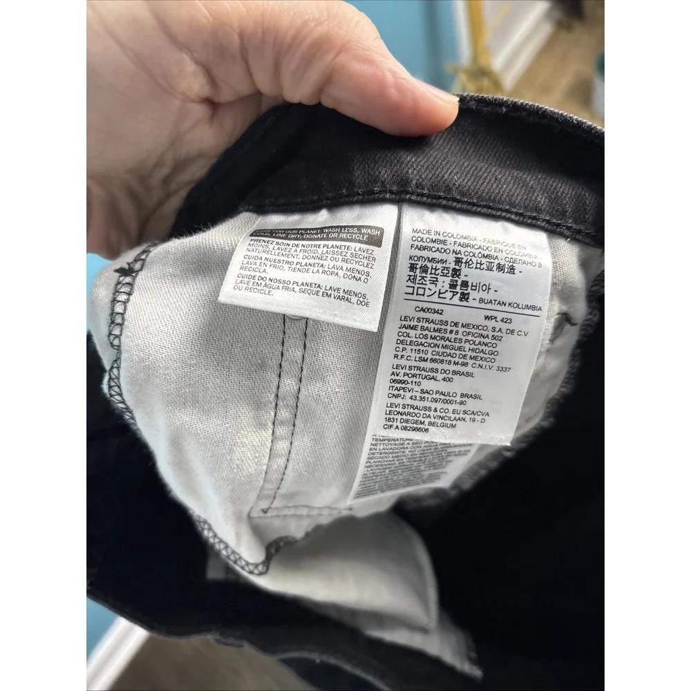 Levi's 569 Jeans Men's 40x32 (Fit 40x31) Black Loose Fit Straight Leg Stretch